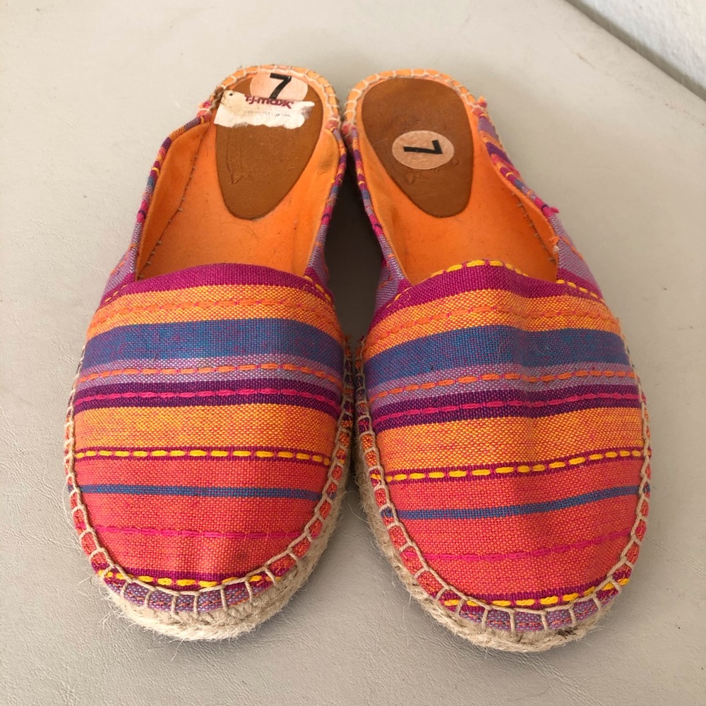 Nine West Striped Espadrilles
